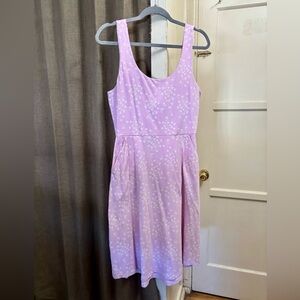 Pact Lavender Floral Midi Dress